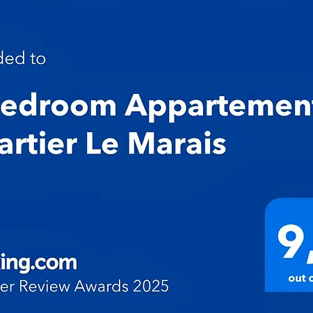 2 Bedroom Quartier Le Marais Free Netflix * Parigi
