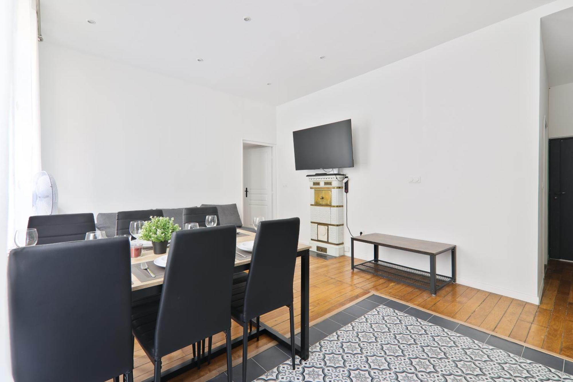 2 Bedroom Quartier Le Marais Free Netflix Apartment Paris