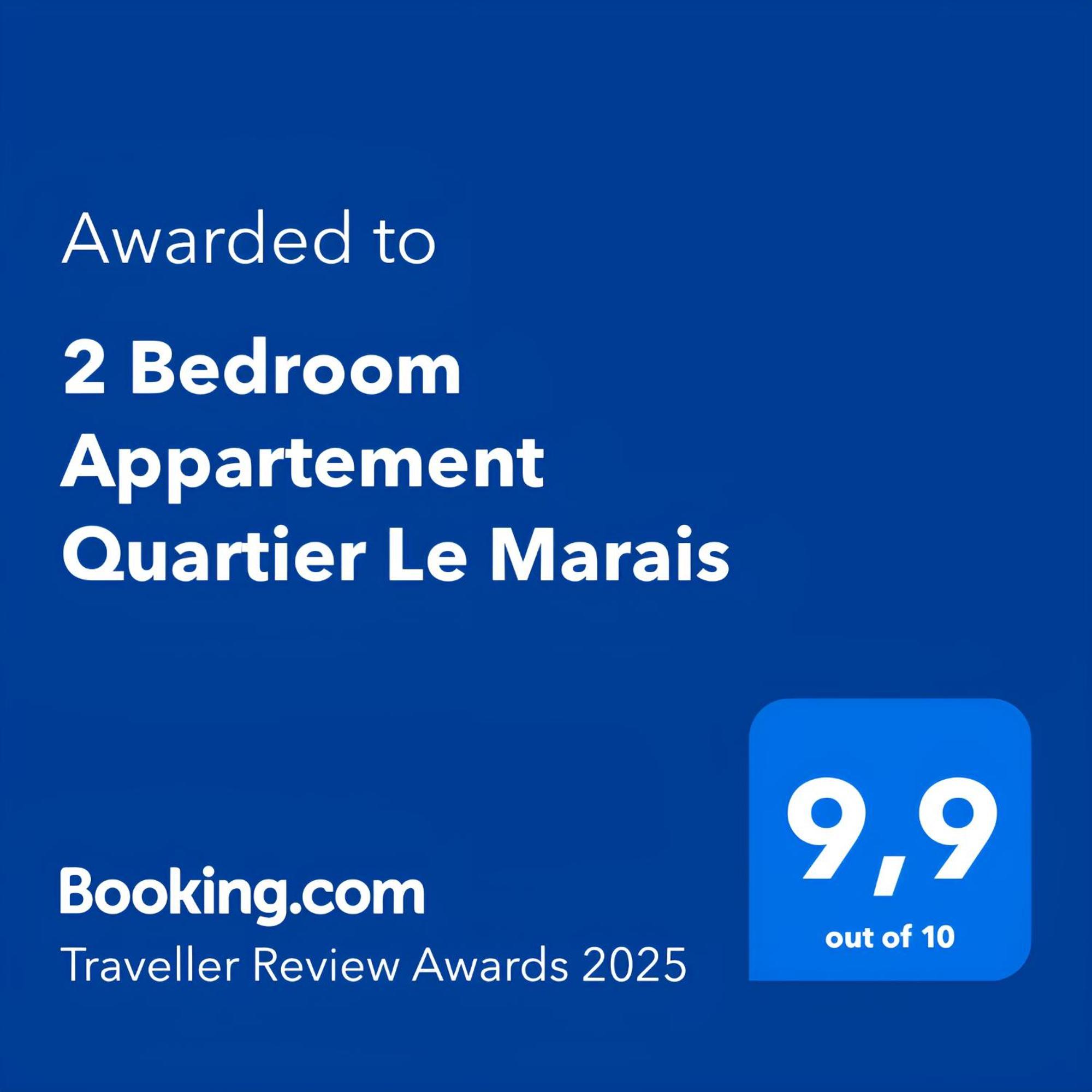 2 Bedroom Quartier Le Marais Free Netflix Apartment *